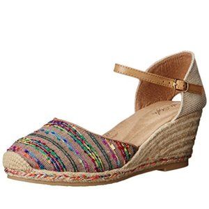 Hush Puppies Pepin Espadrille Wedge Sandals 9